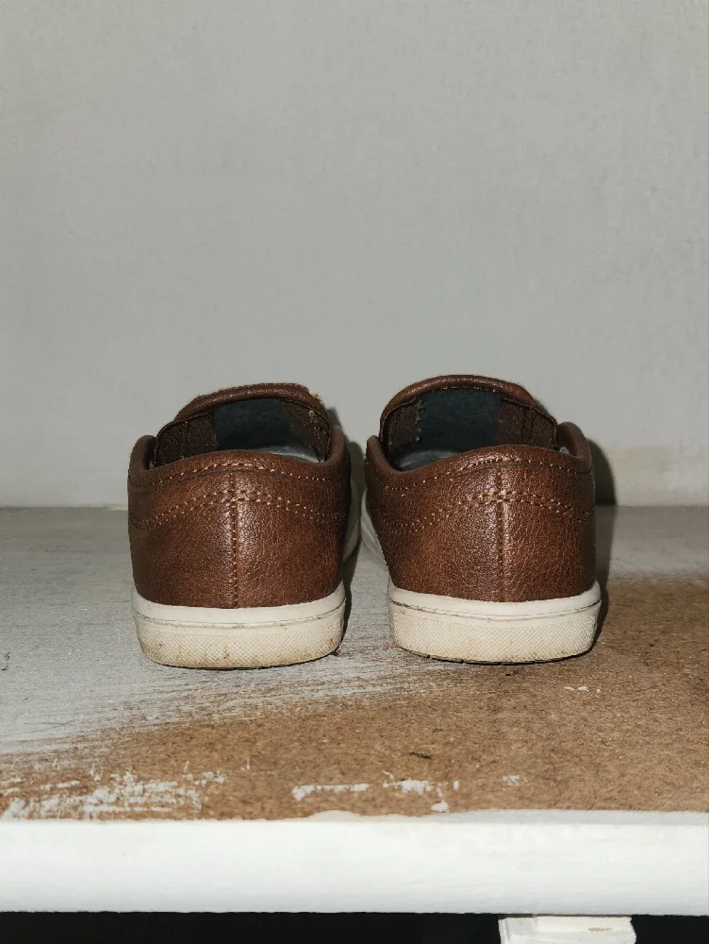 Size 10 Toddler Simple Joys by Carter's Slip-On Casual Sneakers in Brown